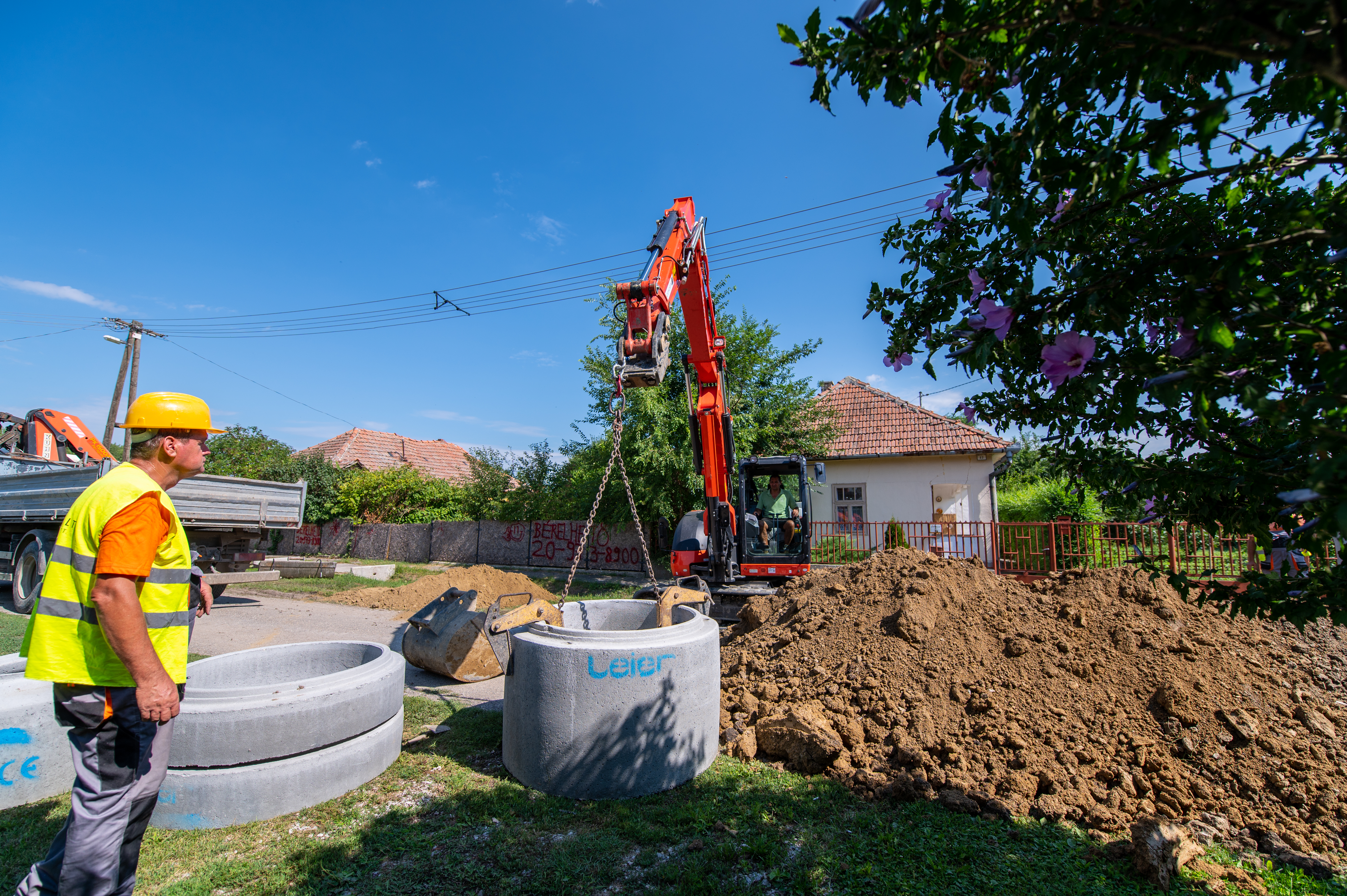 Szennyvízhálozat kiépítés